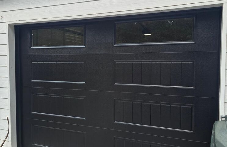 Black Carriage-House Doors in Westminster