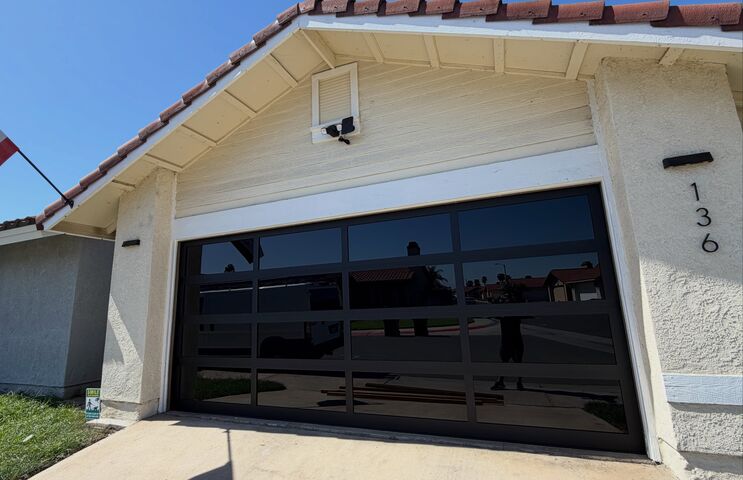 Full-View Glass Garage Door in Denver